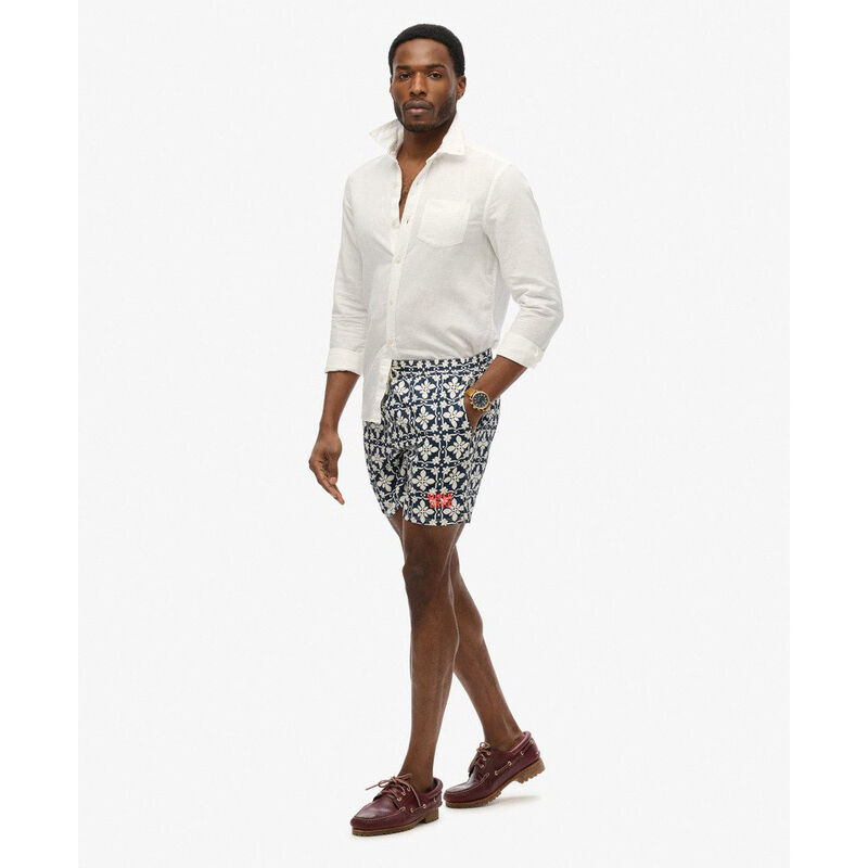 Superdry Tile Print 17 Swim Short image number 3